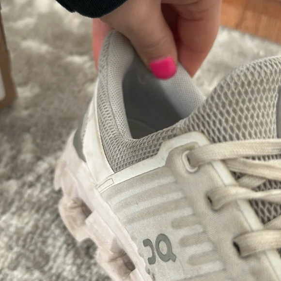 Gray and white On running shoes. - Picture 14 of 14